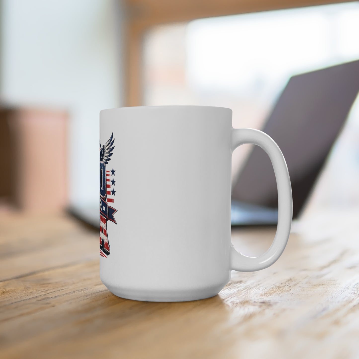 250 Year USA Mug — Patriotic Eagle Coffee Cup for Independence Day & Veteran Gifts