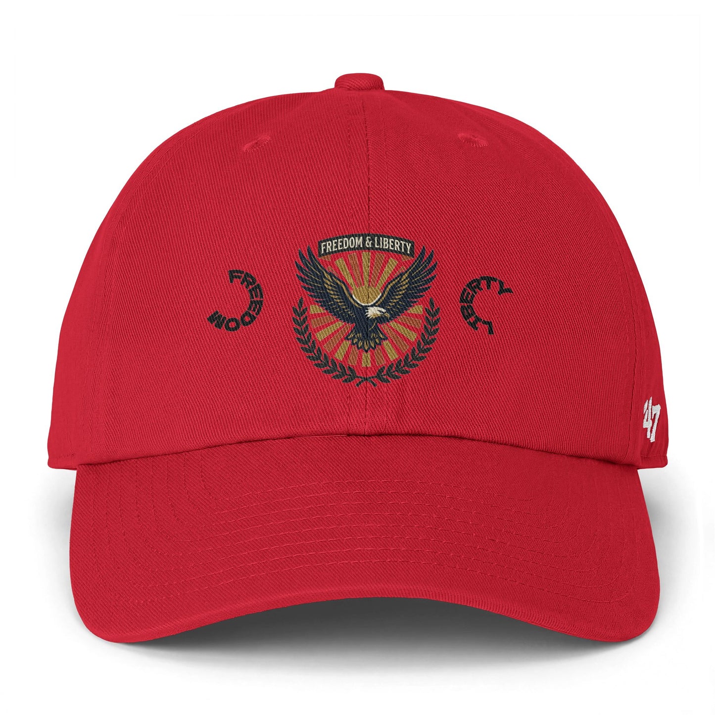 Clean Up Cap - Vintage Eagle Emblem Baseball Hat