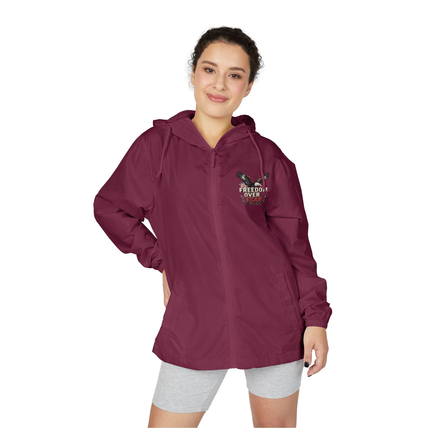 Freedom Over Fear Windbreaker Jacket