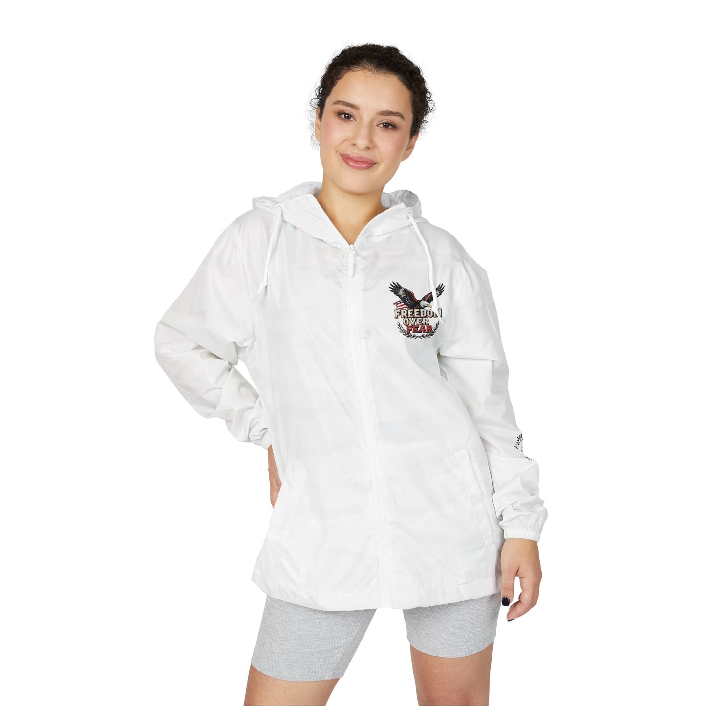Freedom Over Fear Windbreaker Jacket