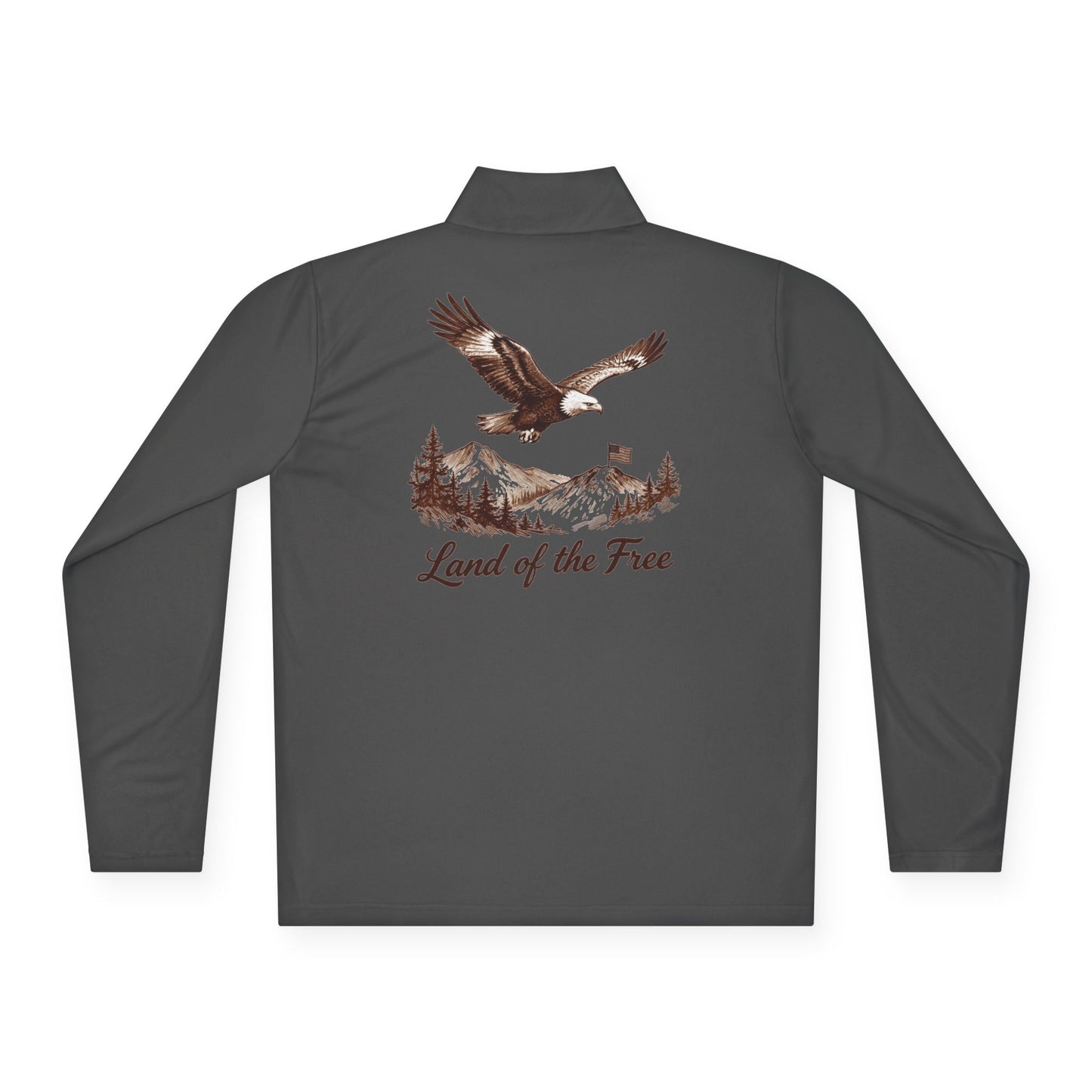 Pullover - 'Land of the Free' Eagle Quarter-Zip Pullover