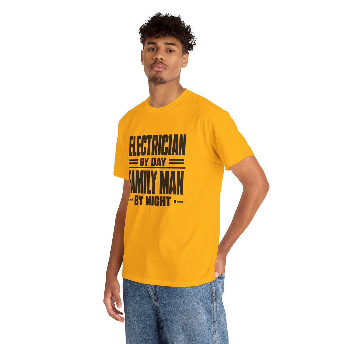 Electrician By Day, Family Man By Night T-Shirt