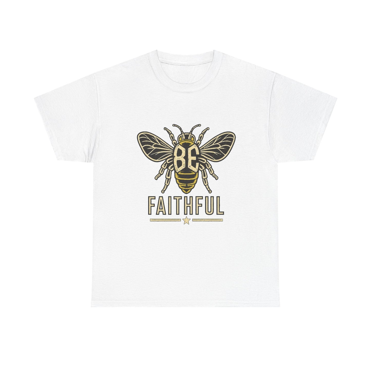 Bee Faithful T-Shirt — Inspirational Bee Graphic Tee