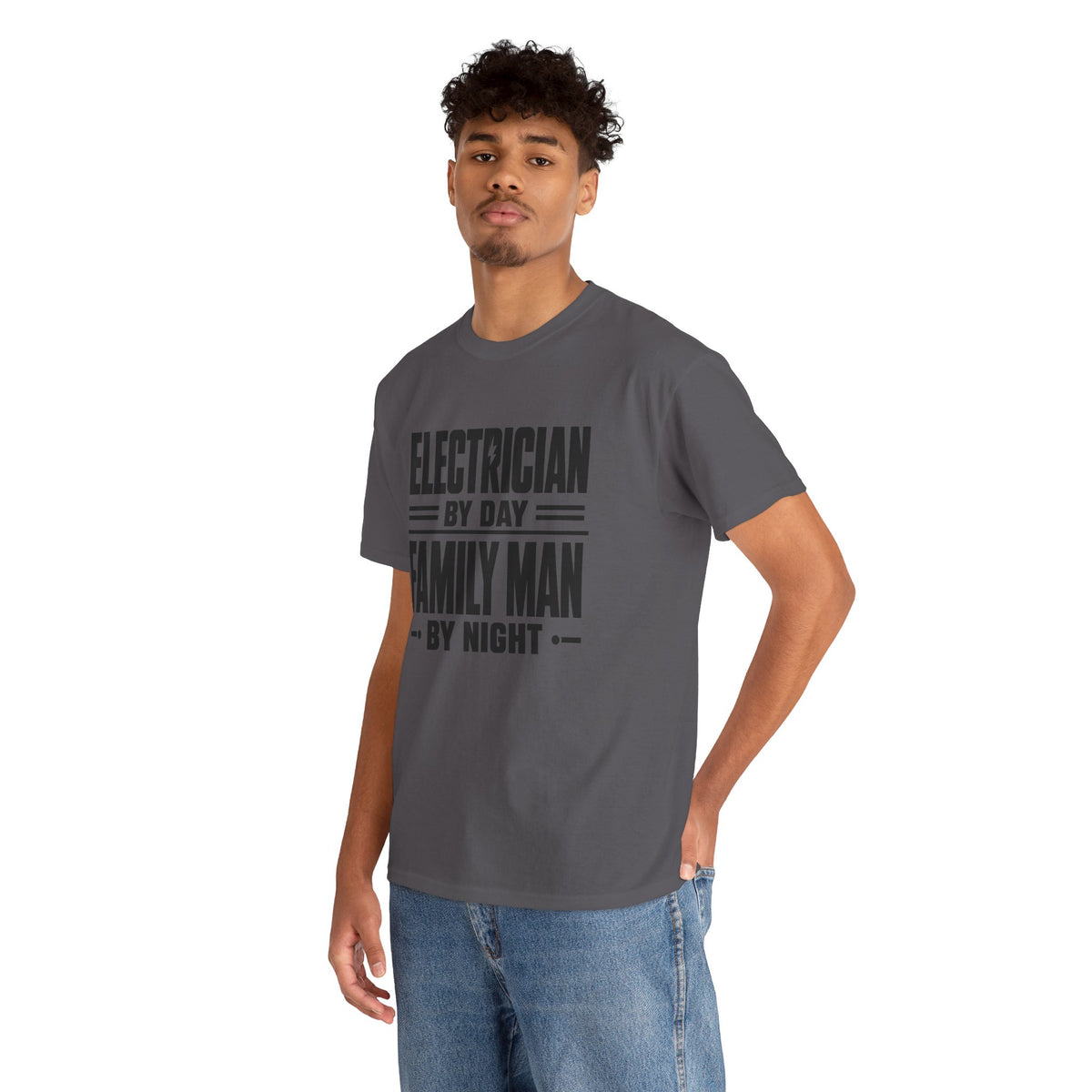 Electrician By Day, Family Man By Night T-Shirt