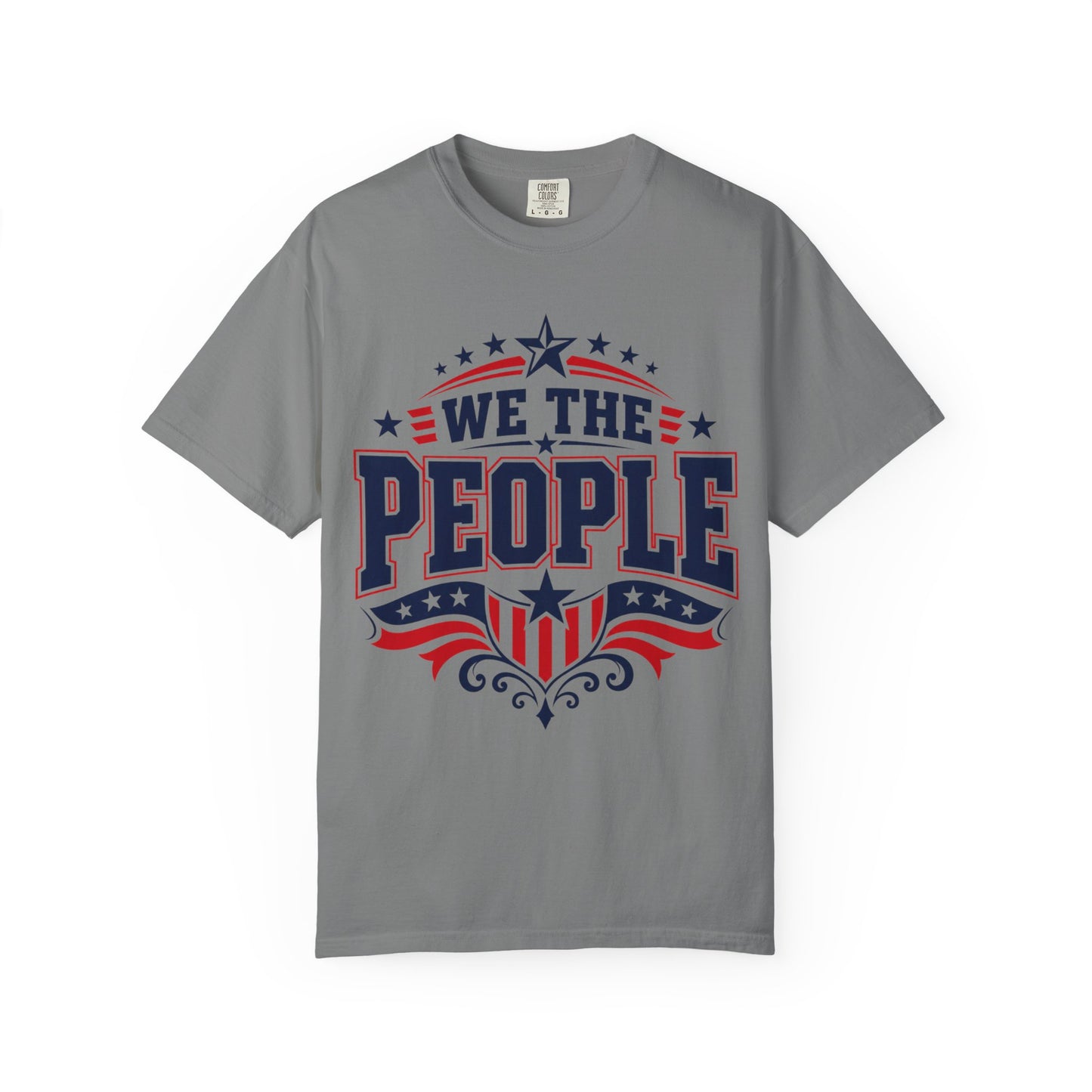 We The People Graphic T-Shirt — Patriotic USA Flag Design (WTP)
