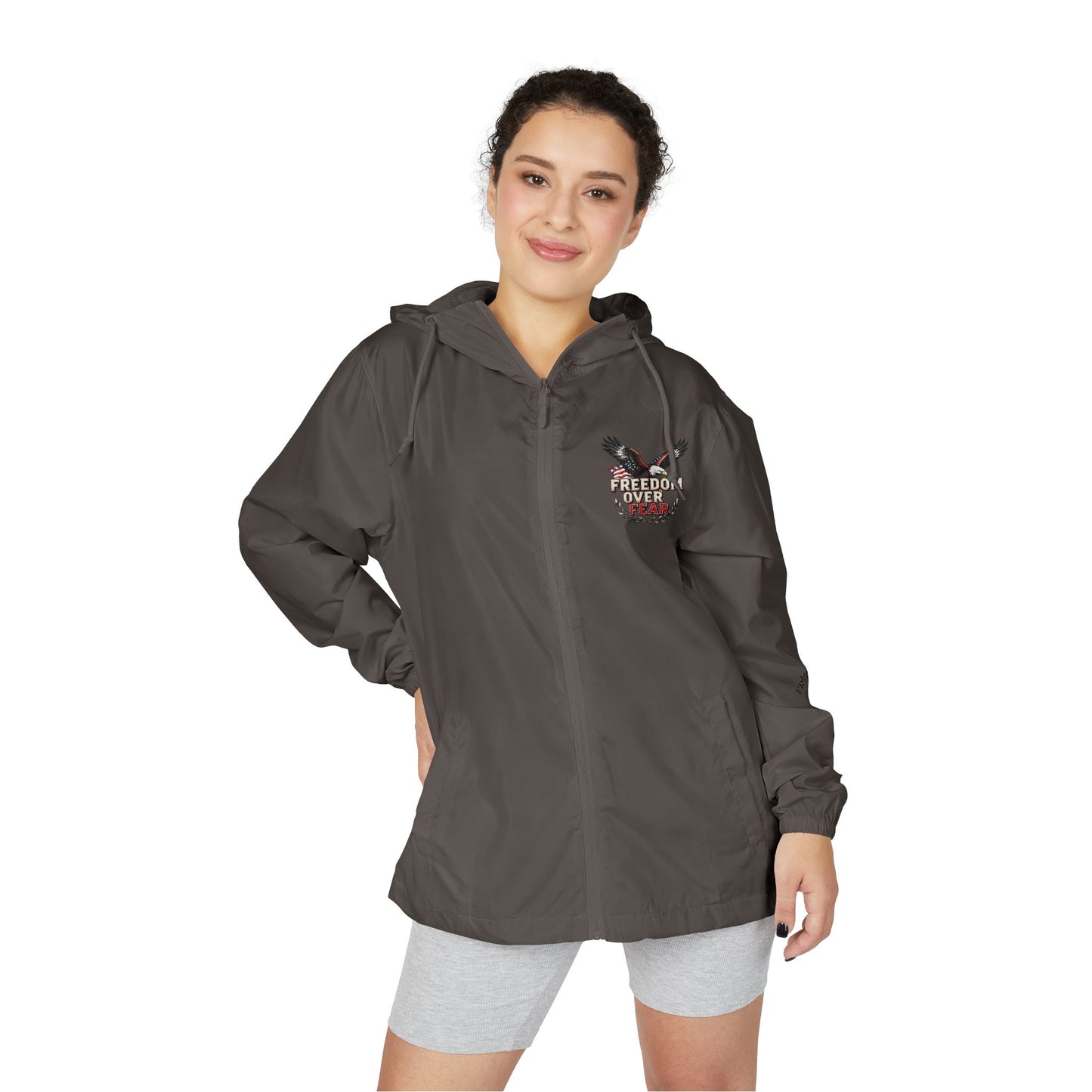Freedom Over Fear Windbreaker Jacket