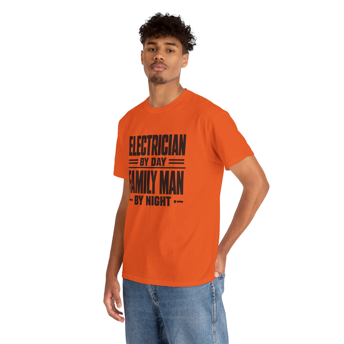 Electrician By Day, Family Man By Night T-Shirt