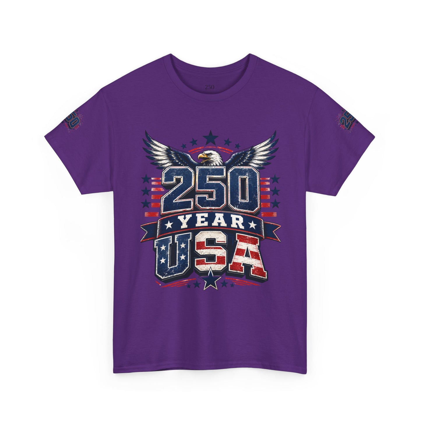 250 Year USA T-Shirt — Patriotic American Anniversary Tee