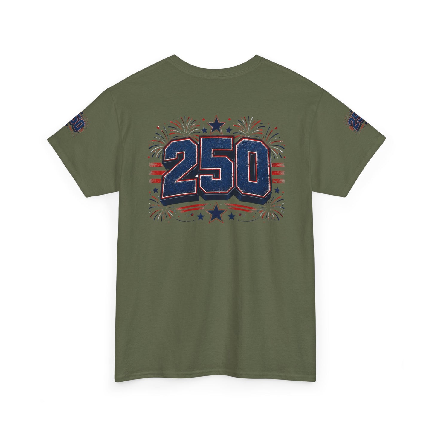 250 Year USA T-Shirt — Patriotic American Anniversary Tee