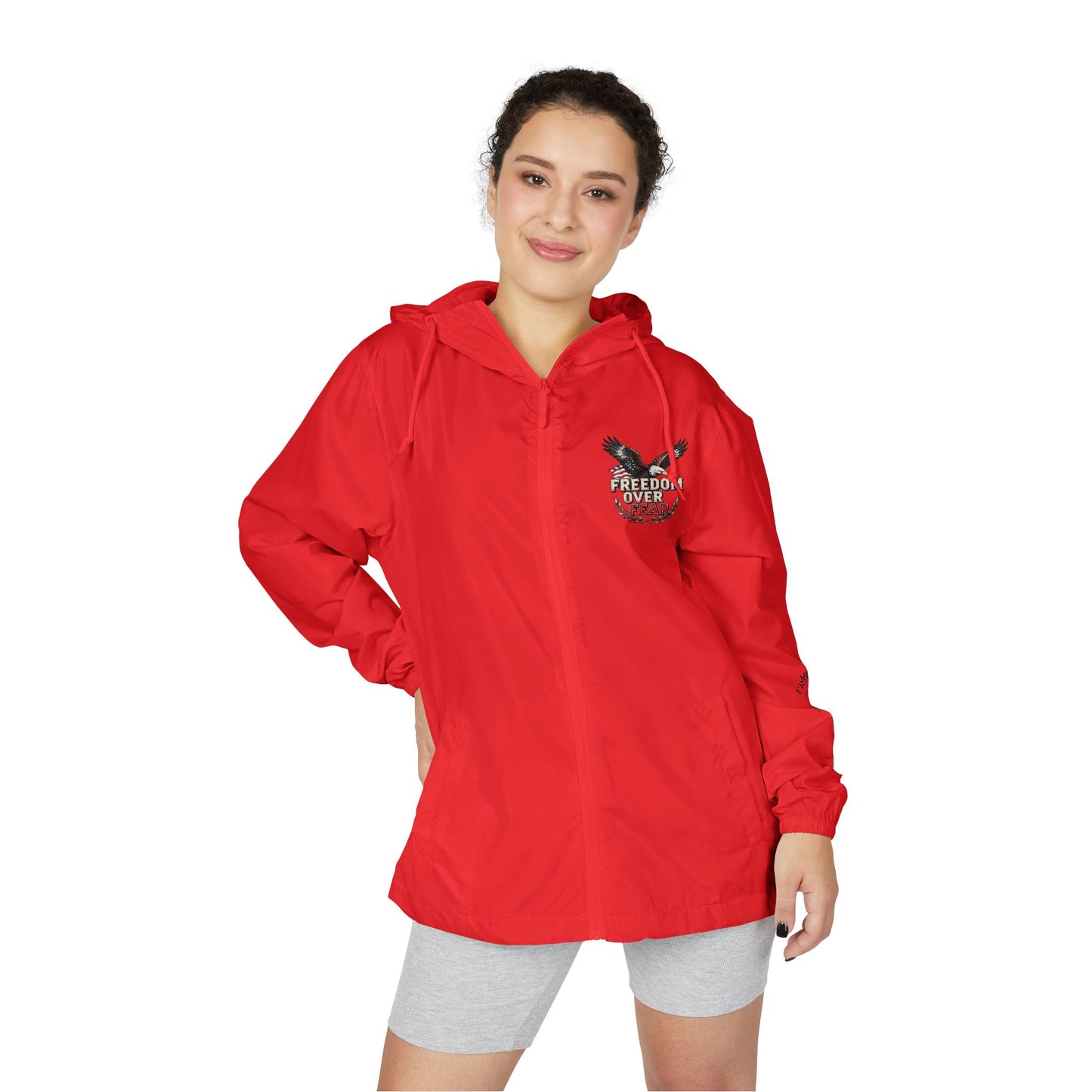 Freedom Over Fear Windbreaker Jacket