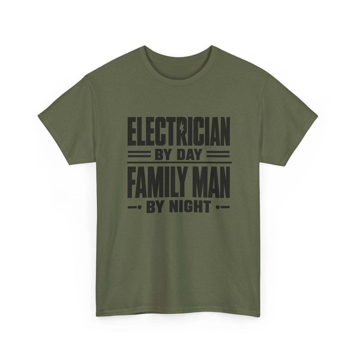 Electrician By Day, Family Man By Night T-Shirt