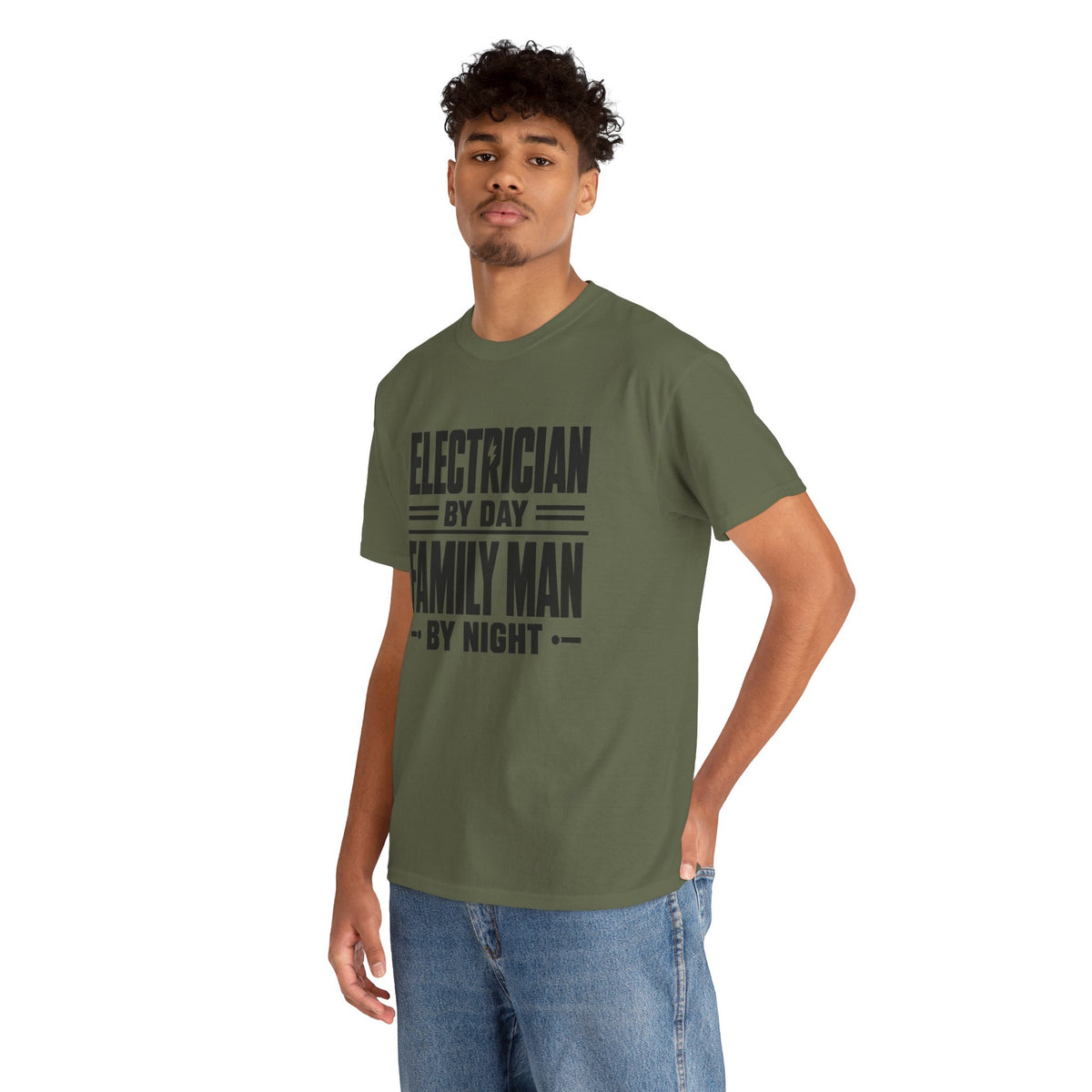 Electrician By Day, Family Man By Night T-Shirt