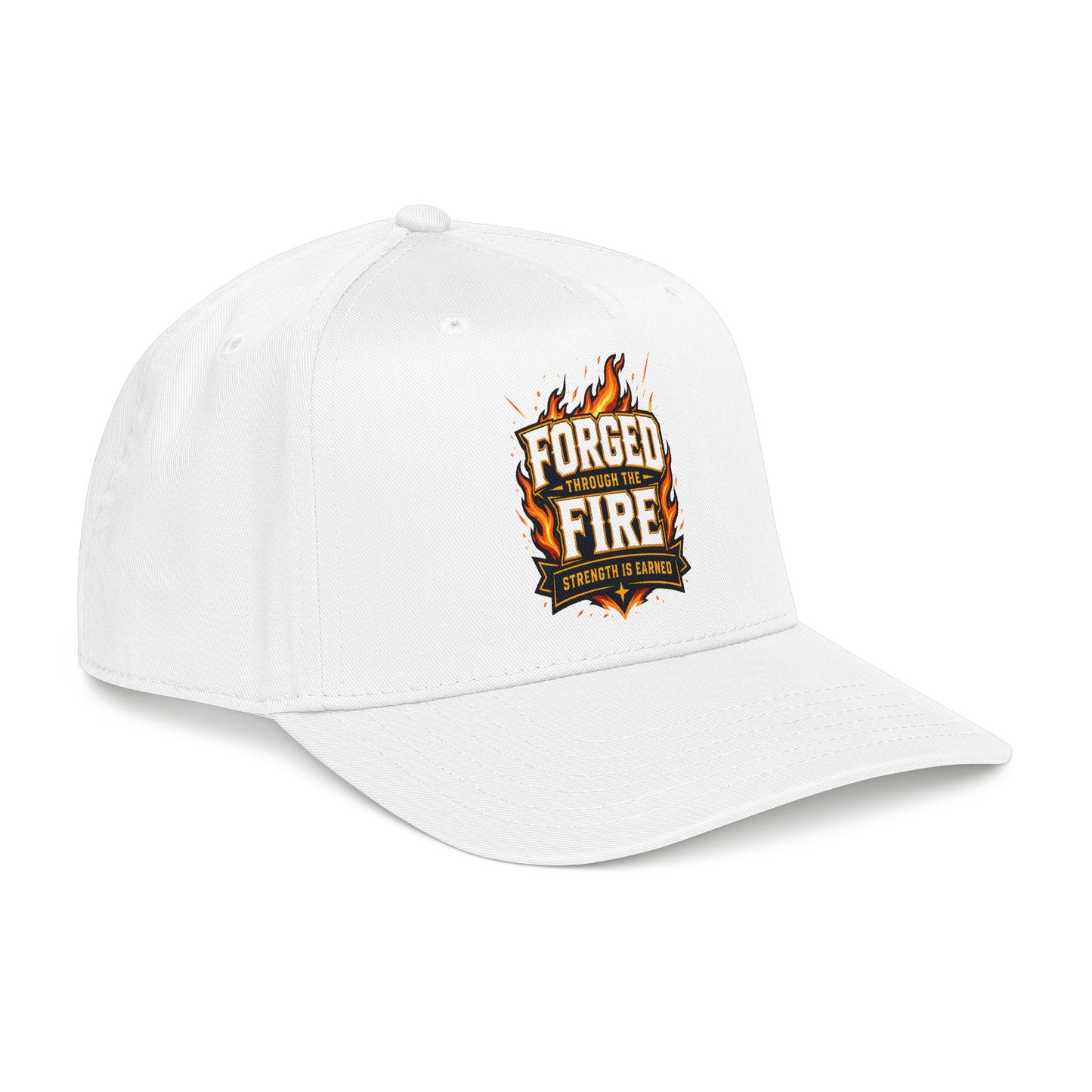 Forged by Fire Baseball Cap — 'Forged in Fire' Flame Logo Hat