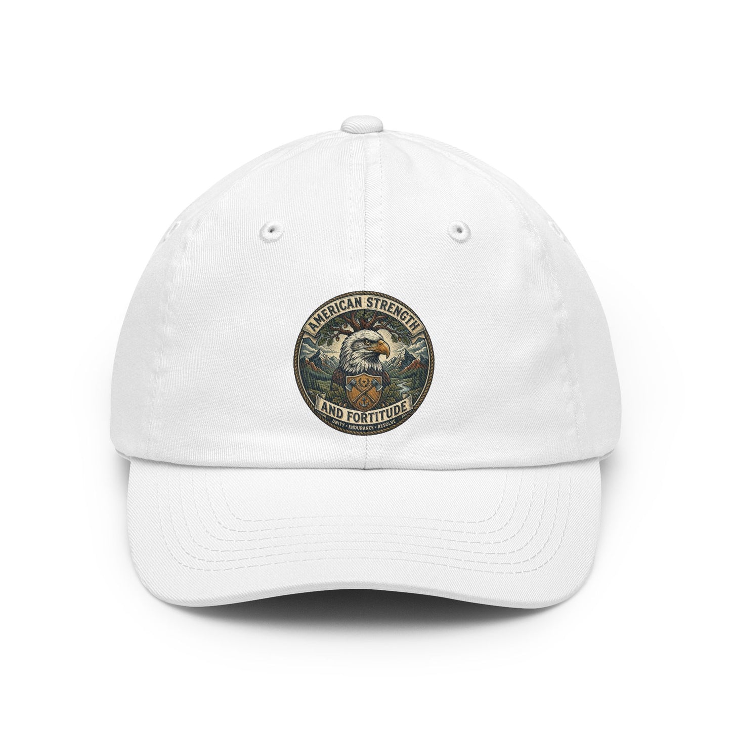 Dad Hat – Vintage American Strength Eagle Patch Cap