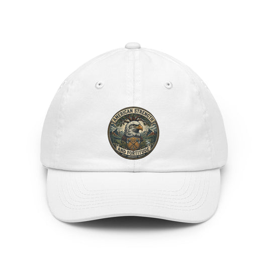 Dad Hat – Vintage American Strength Eagle Patch Cap