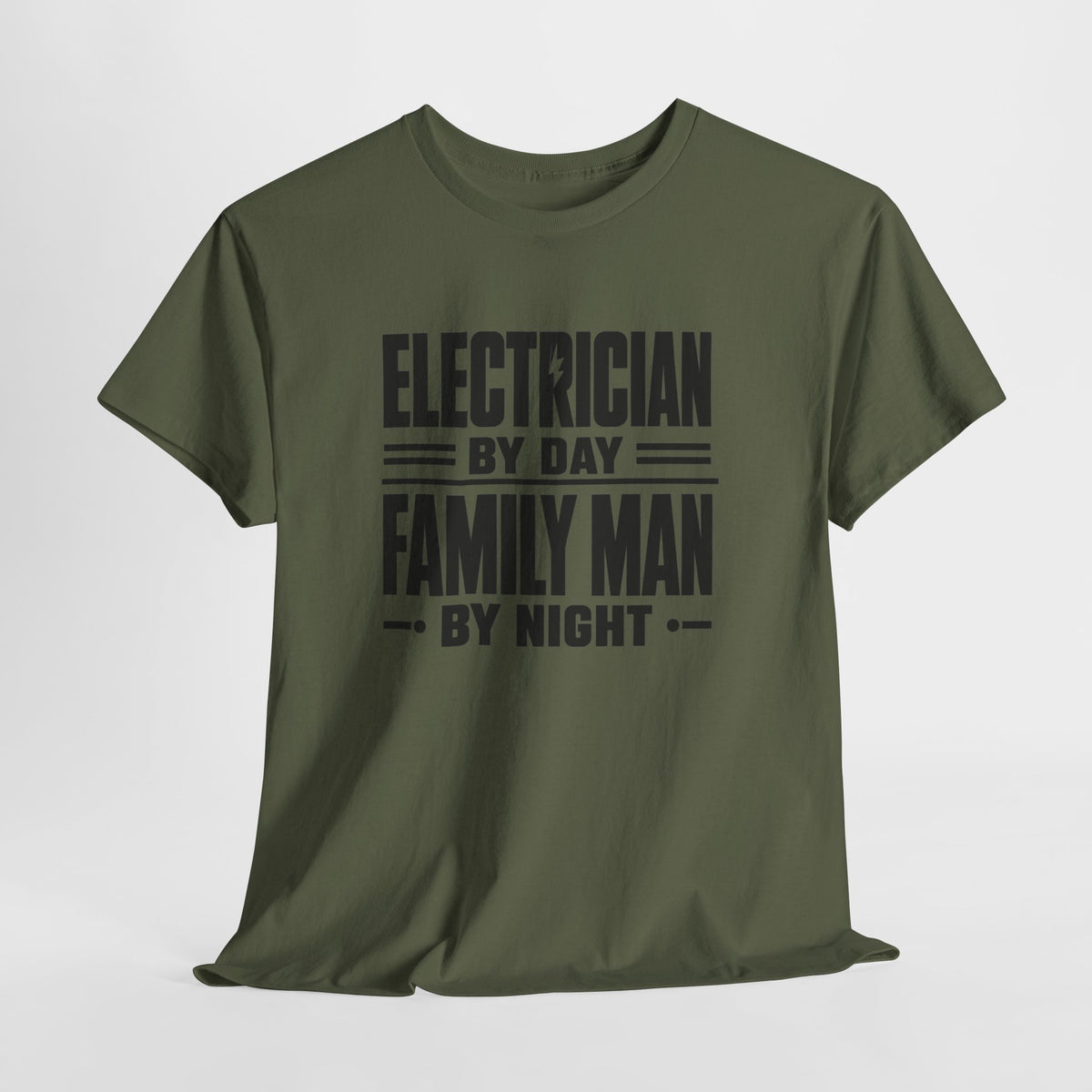 Electrician By Day, Family Man By Night T-Shirt
