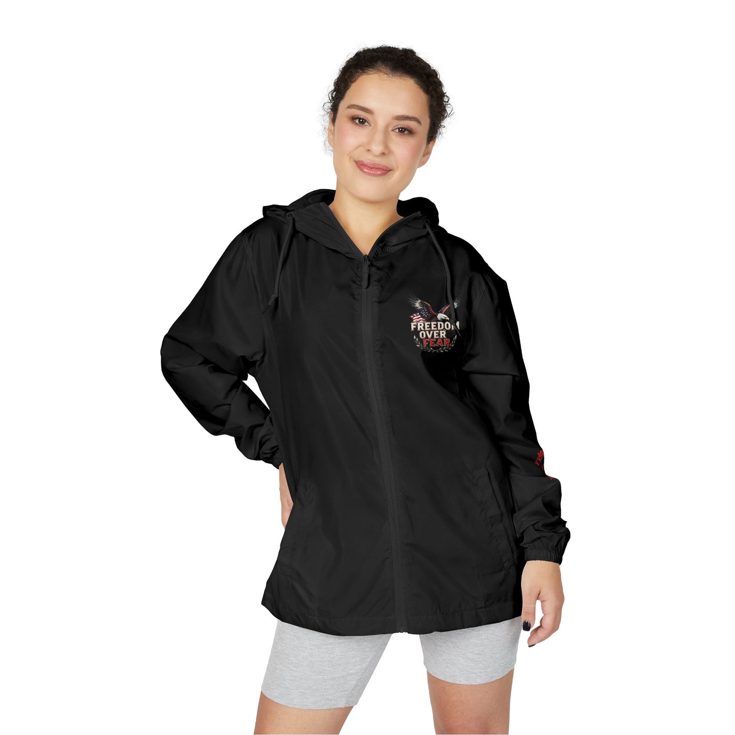 Freedom Over Fear Windbreaker Jacket