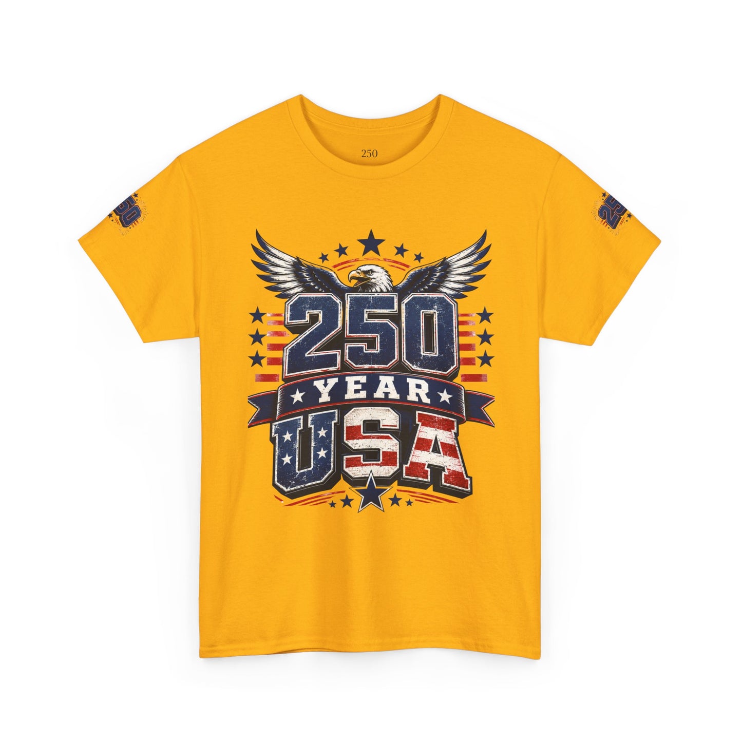 250 Year USA T-Shirt — Patriotic American Anniversary Tee