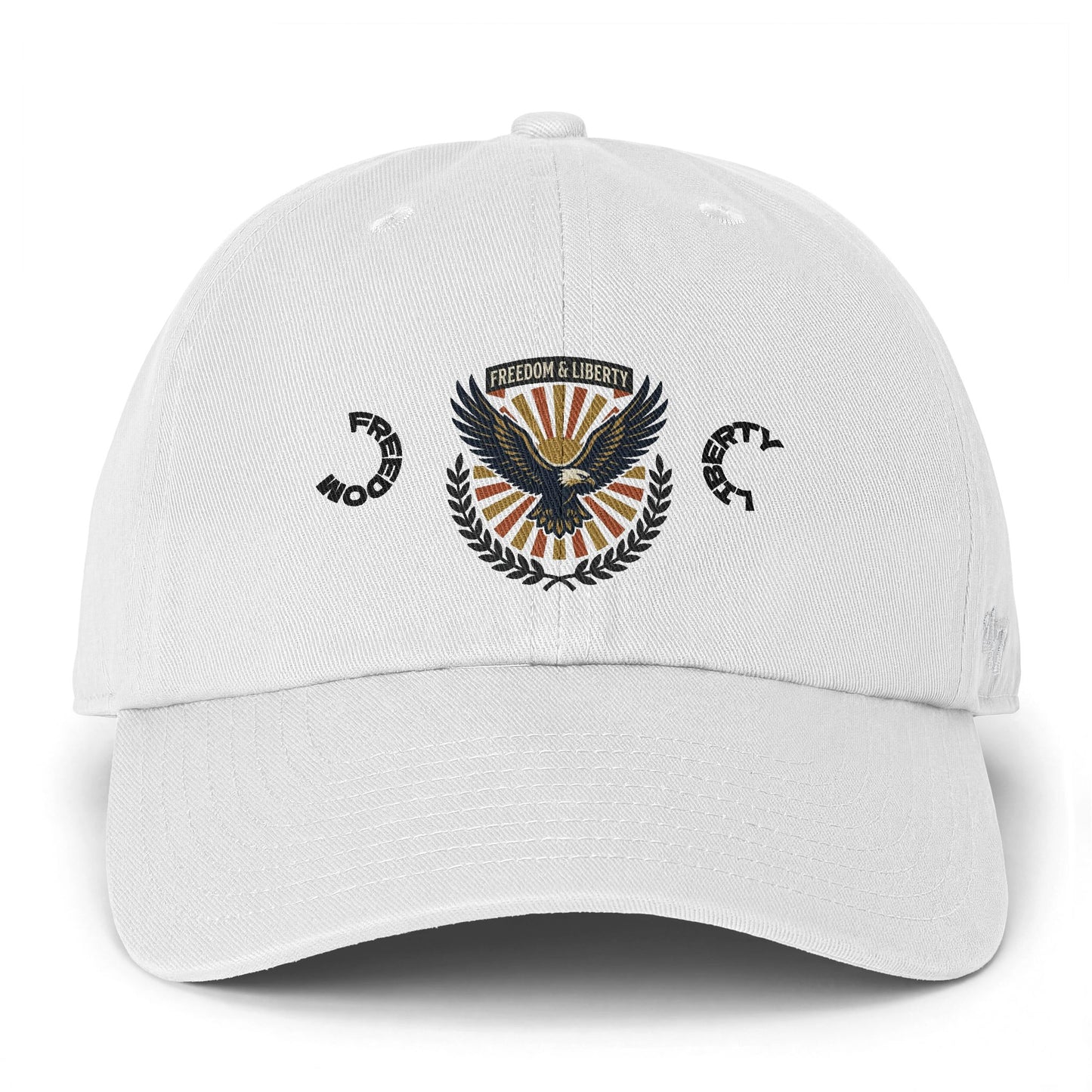 Clean Up Cap - Vintage Eagle Emblem Baseball Hat