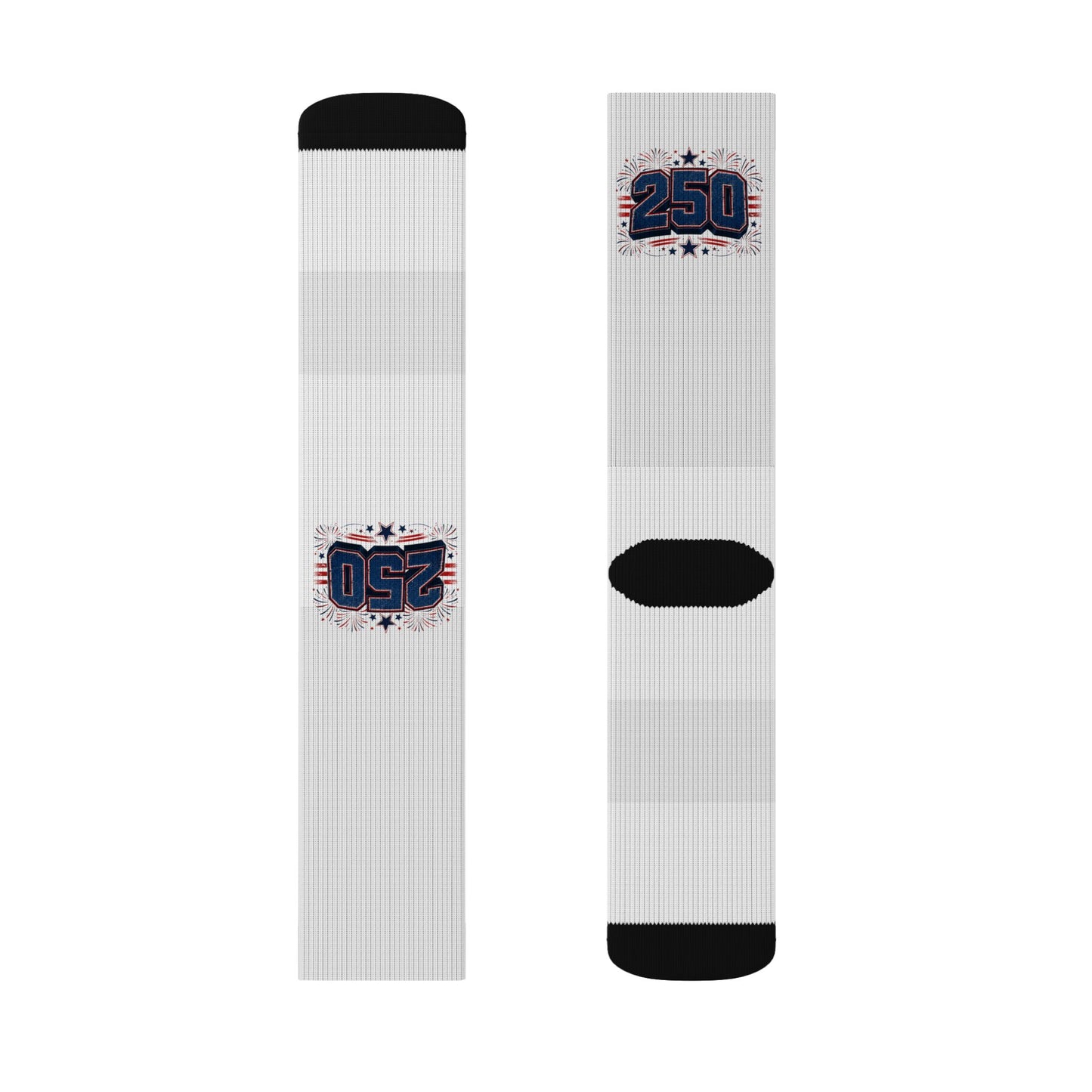 250 Racing Logo Sublimated Socks — Motorsport Fan Crew Socks