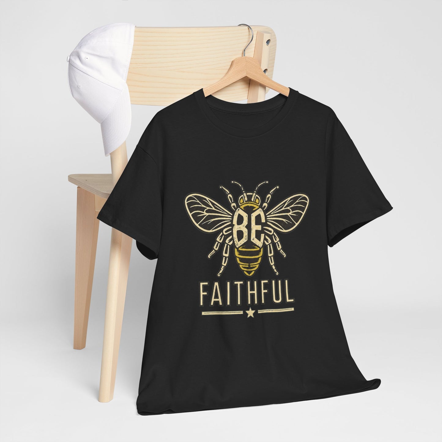 Bee Faithful T-Shirt — Inspirational Bee Graphic Tee