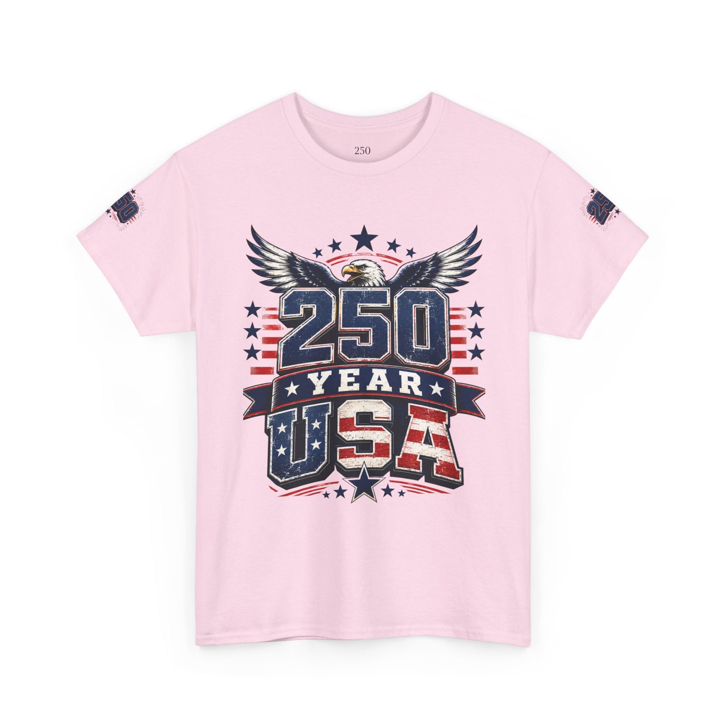 250 Year USA T-Shirt — Patriotic American Anniversary Tee