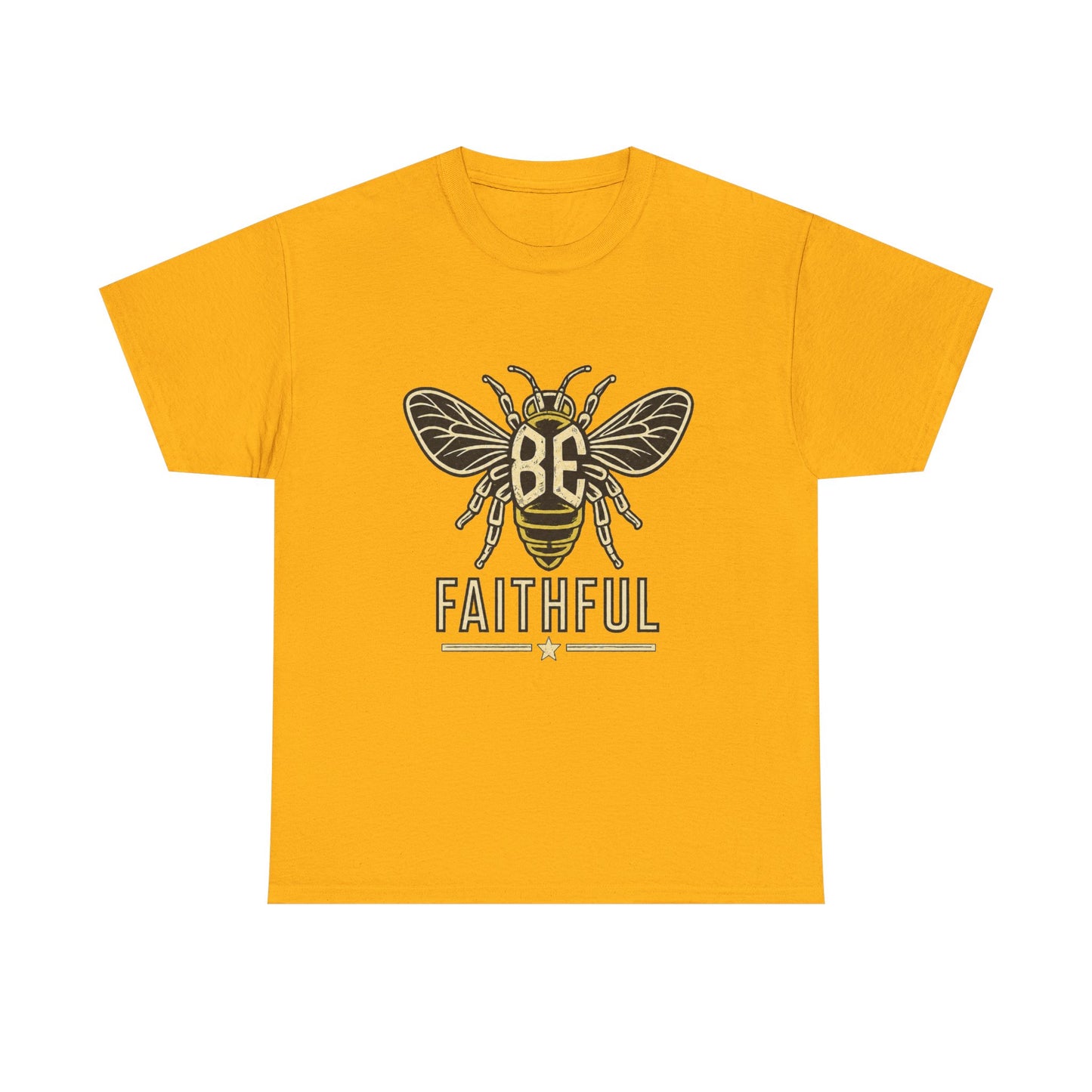 Bee Faithful T-Shirt — Inspirational Bee Graphic Tee