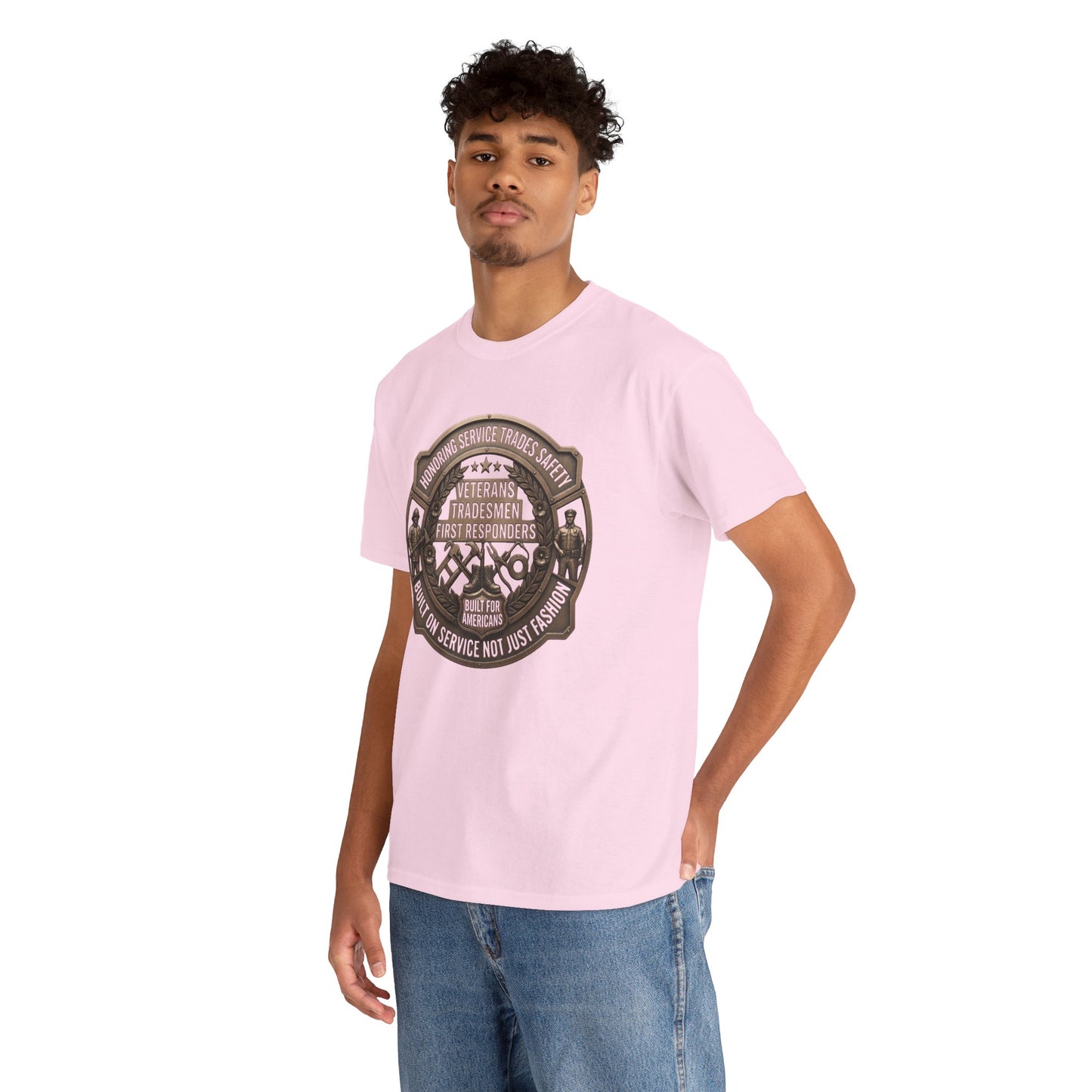 Tradesmen & First Responders T‑Shirt — Veterans "Proud To Serve" Work Crew Tee