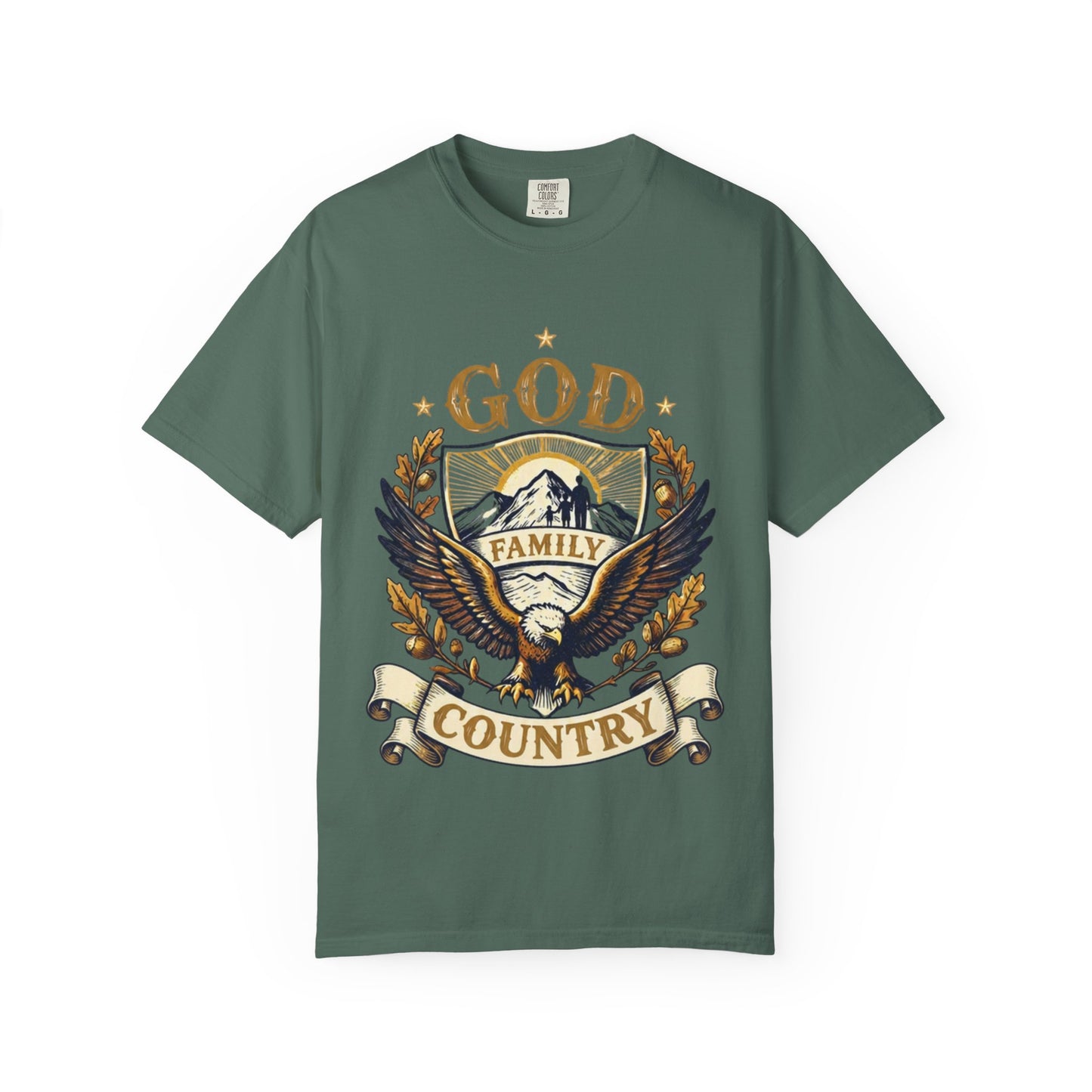 God Family Country Eagle T-Shirt