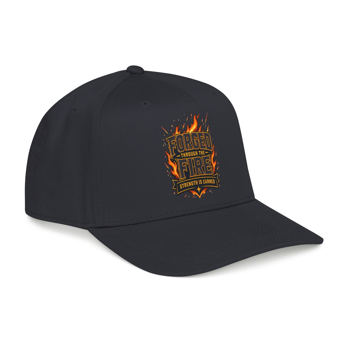 Forged by Fire Baseball Cap — 'Forged in Fire' Flame Logo Hat