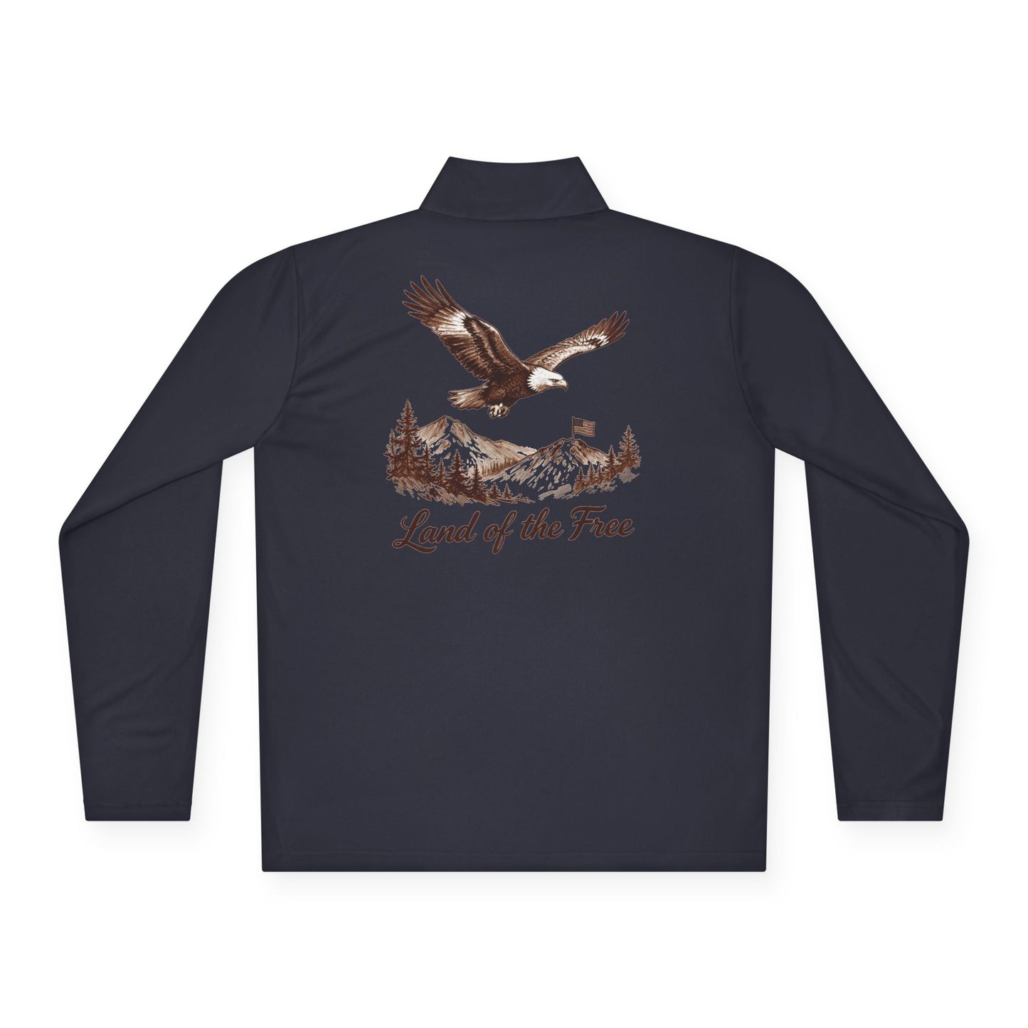 Pullover - 'Land of the Free' Eagle Quarter-Zip Pullover