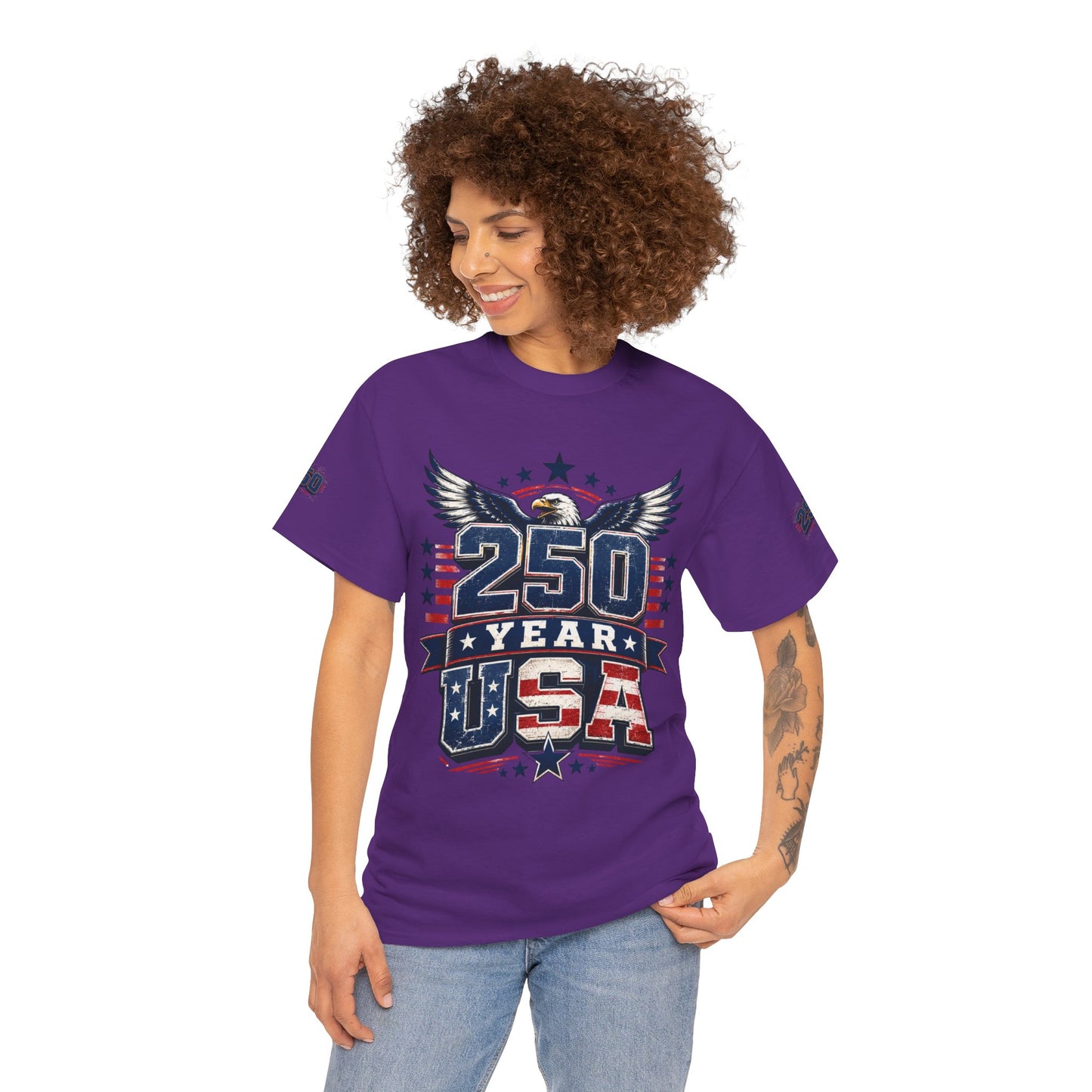 250 Year USA T-Shirt — Patriotic American Anniversary Tee