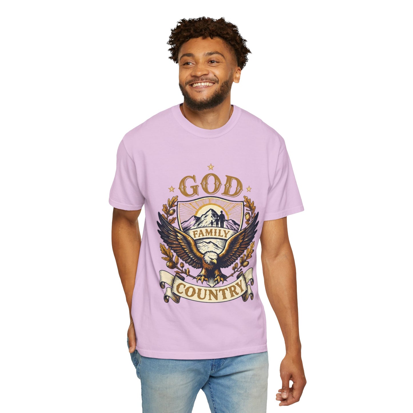 God Family Country Eagle T-Shirt