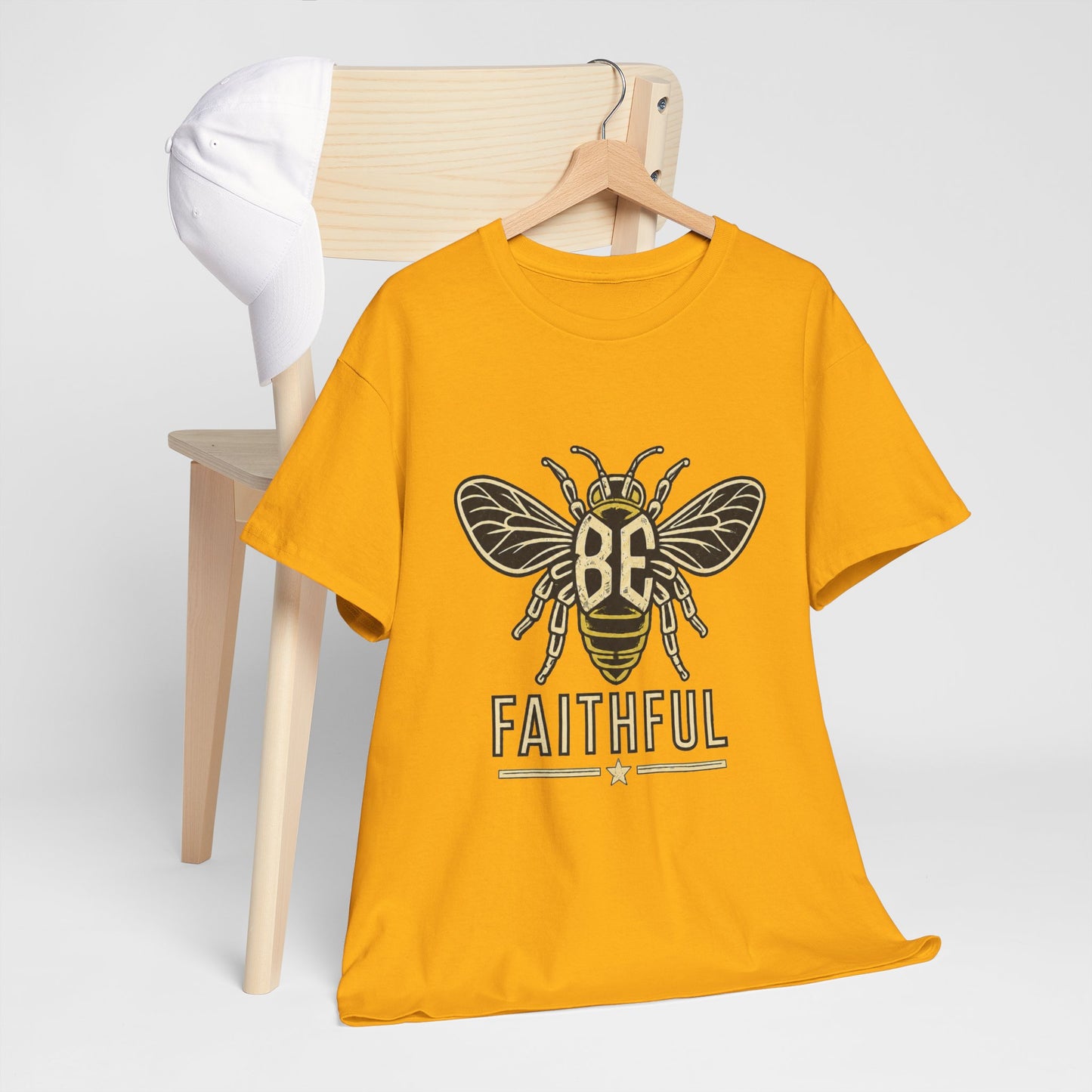Bee Faithful T-Shirt — Inspirational Bee Graphic Tee
