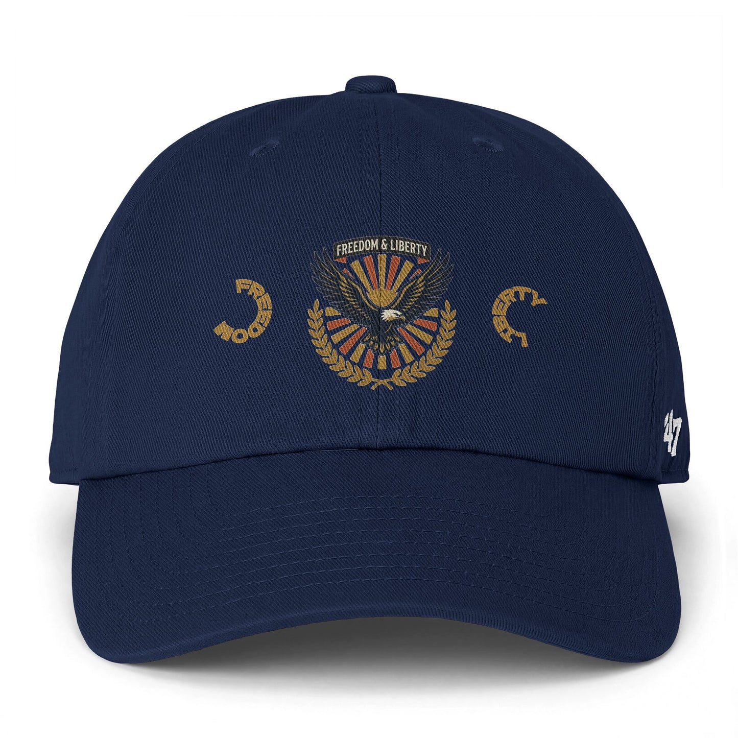 Clean Up Cap - Vintage Eagle Emblem Baseball Hat