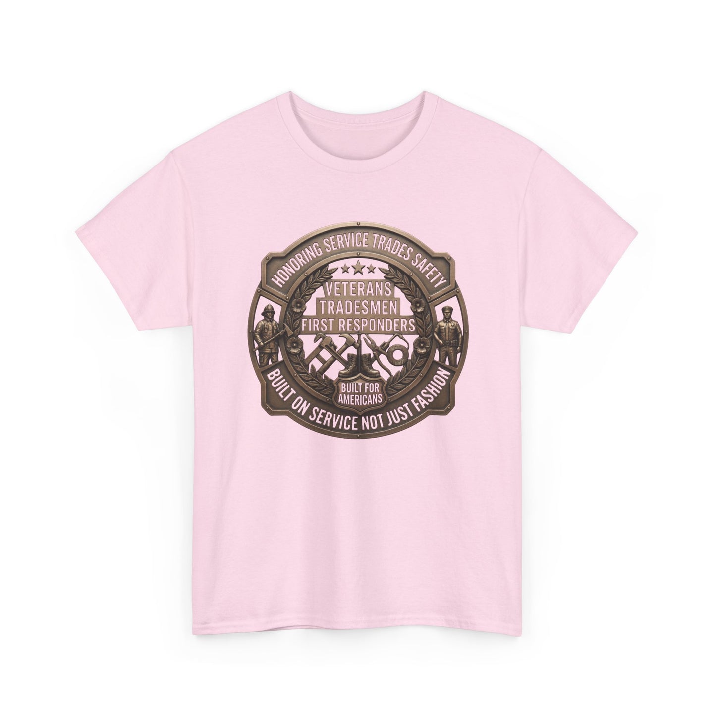 Tradesmen & First Responders T‑Shirt — Veterans "Proud To Serve" Work Crew Tee