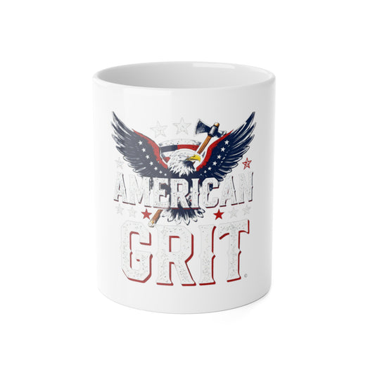 American Grit Mug — Patriotic Eagle Coffee Cup (11oz)