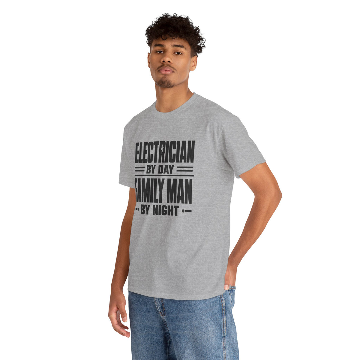 Electrician By Day, Family Man By Night T-Shirt