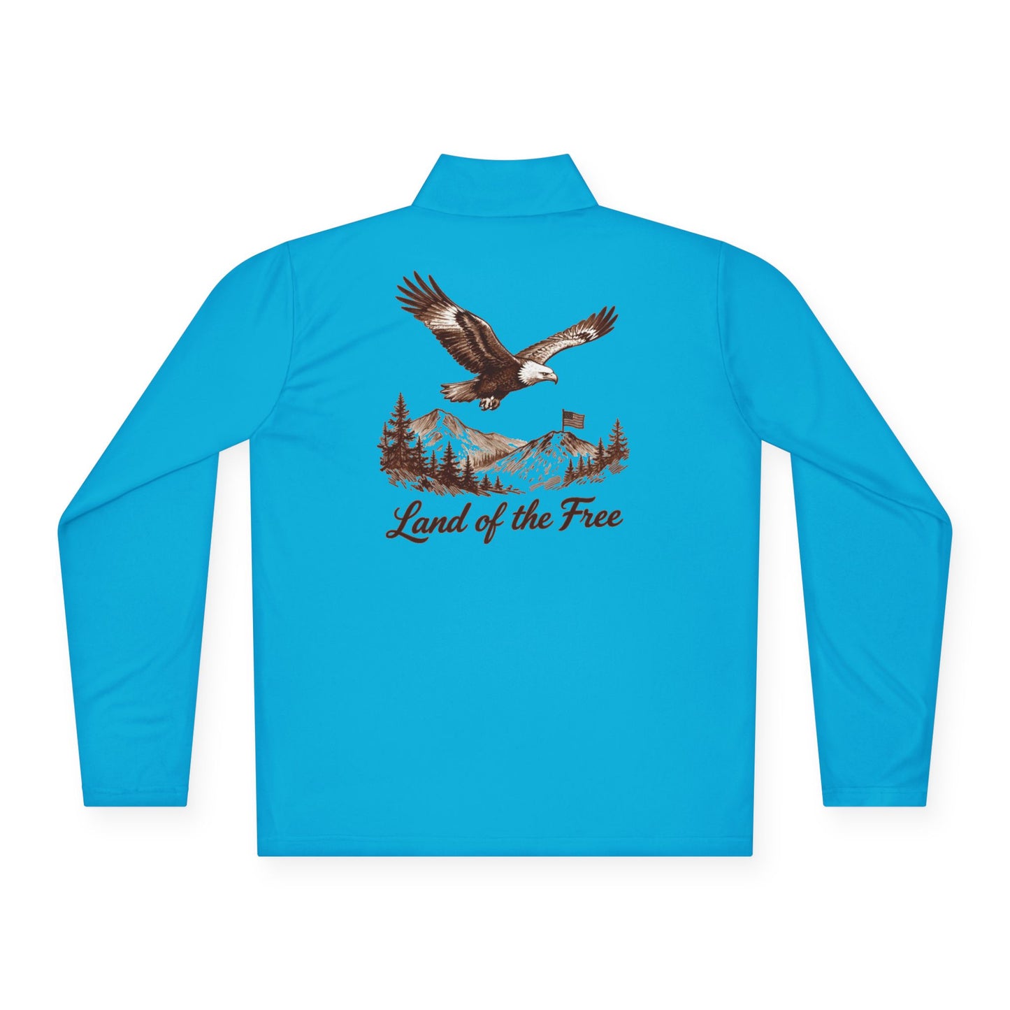 Pullover - 'Land of the Free' Eagle Quarter-Zip Pullover