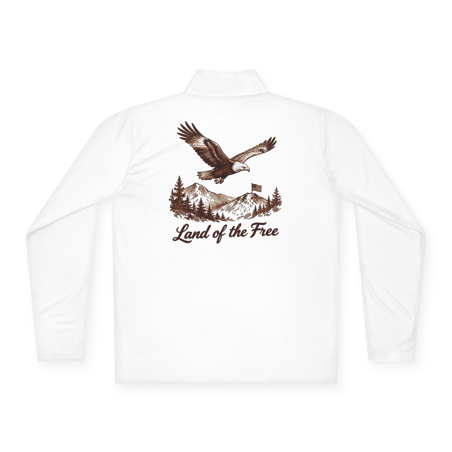 Pullover - 'Land of the Free' Eagle Quarter-Zip Pullover