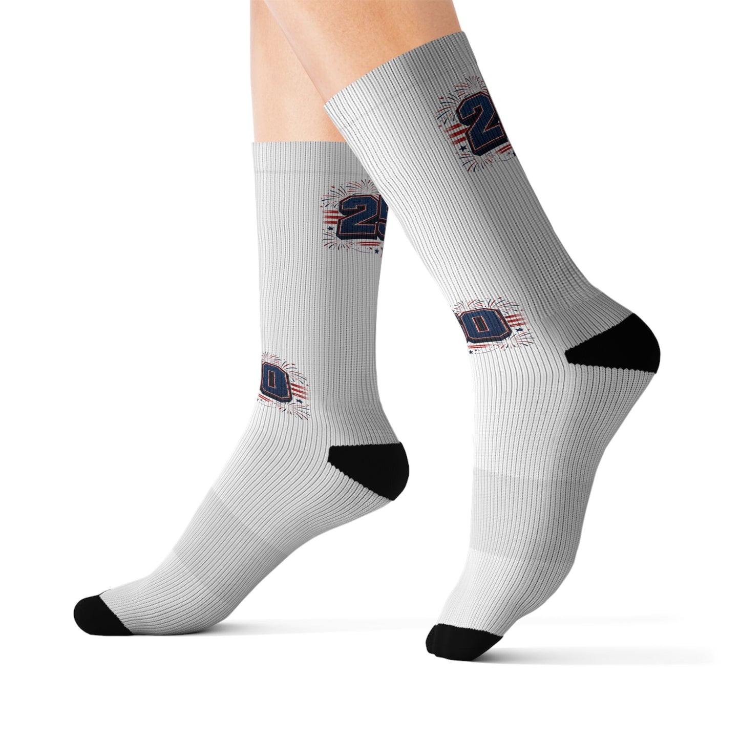 250 Racing Logo Sublimated Socks — Motorsport Fan Crew Socks