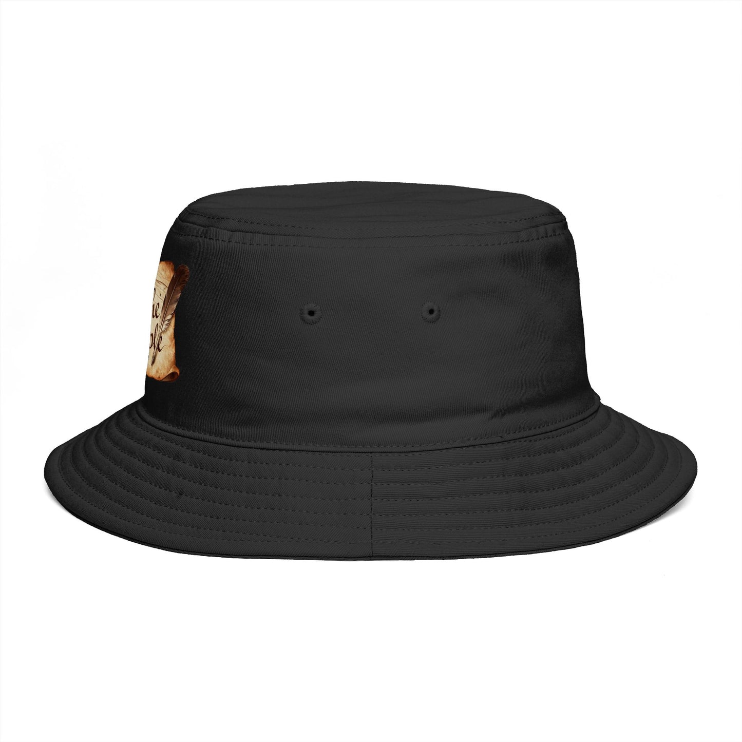 We The People Bucket Hat — Patriotic Vintage Parchment Design