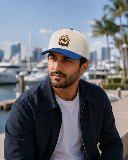 Forged by Fire Baseball Cap — 'Forged in Fire' Flame Logo Hat