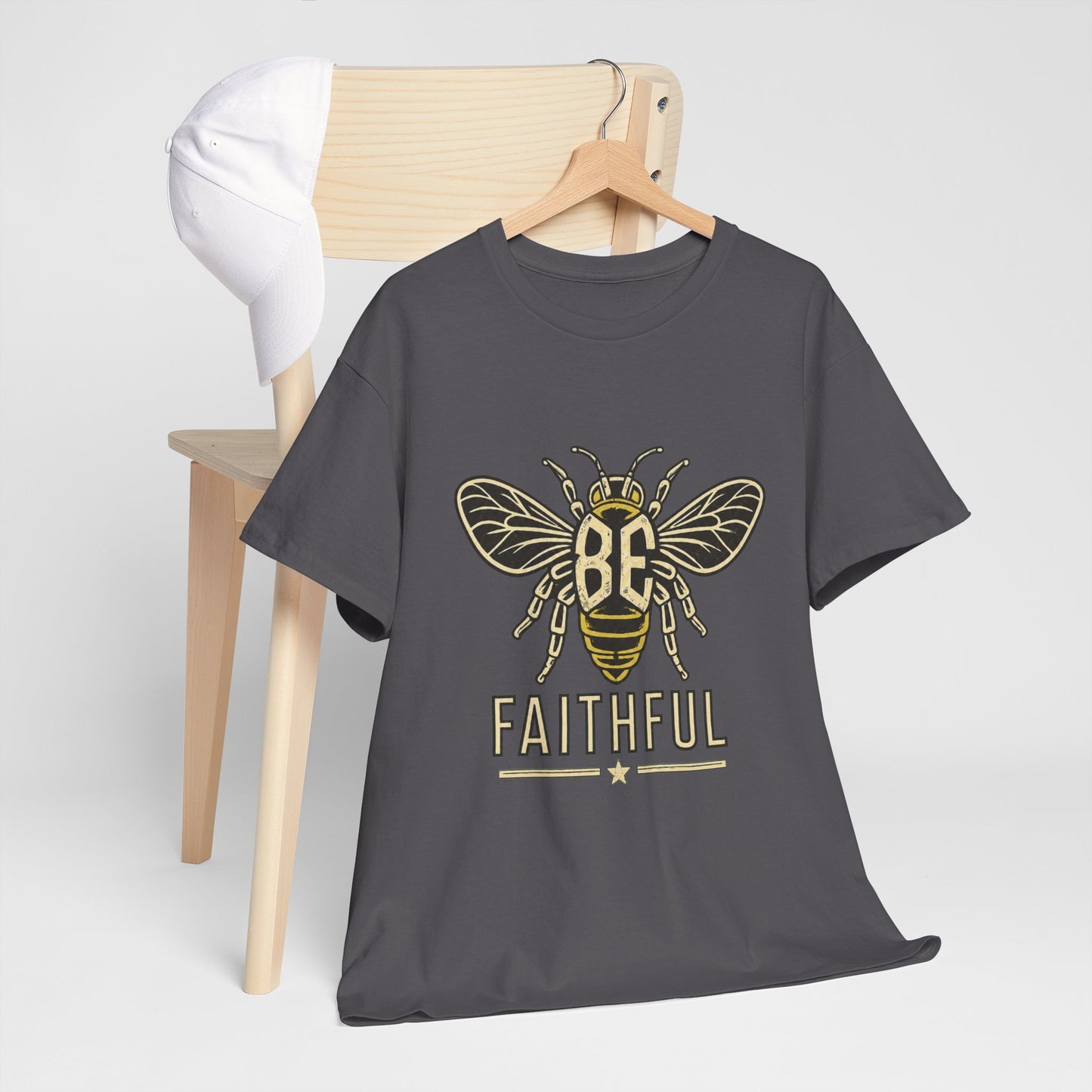 Bee Faithful T-Shirt — Inspirational Bee Graphic Tee