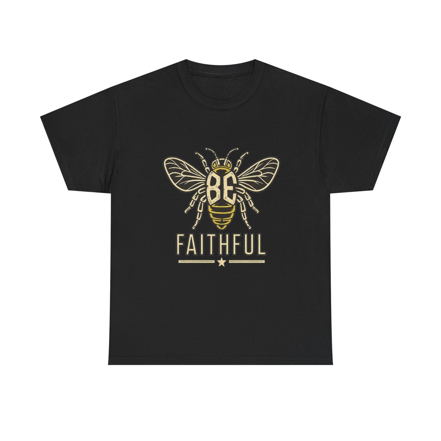 Bee Faithful T-Shirt — Inspirational Bee Graphic Tee