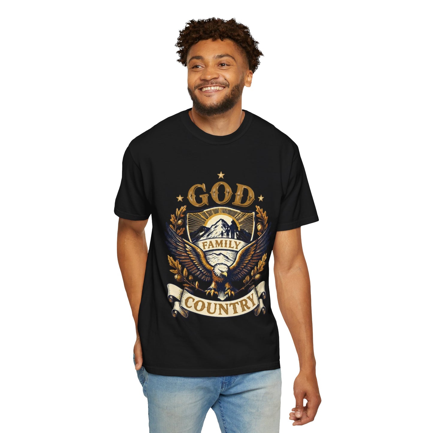God Family Country Eagle T-Shirt