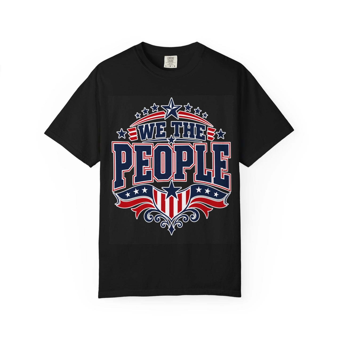 We The People Graphic T-Shirt — Patriotic USA Flag Design (WTP)