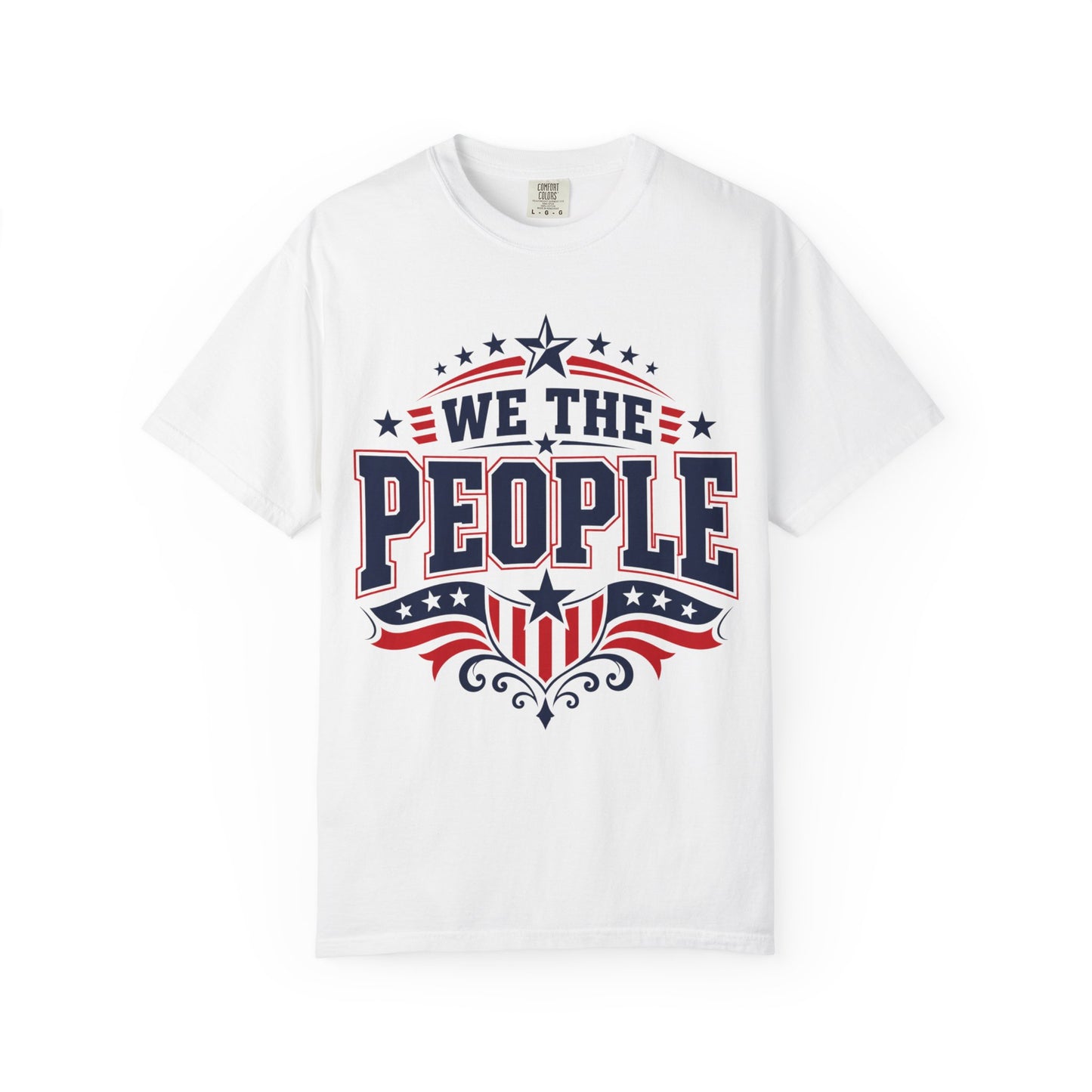 We The People Graphic T-Shirt — Patriotic USA Flag Design (WTP)