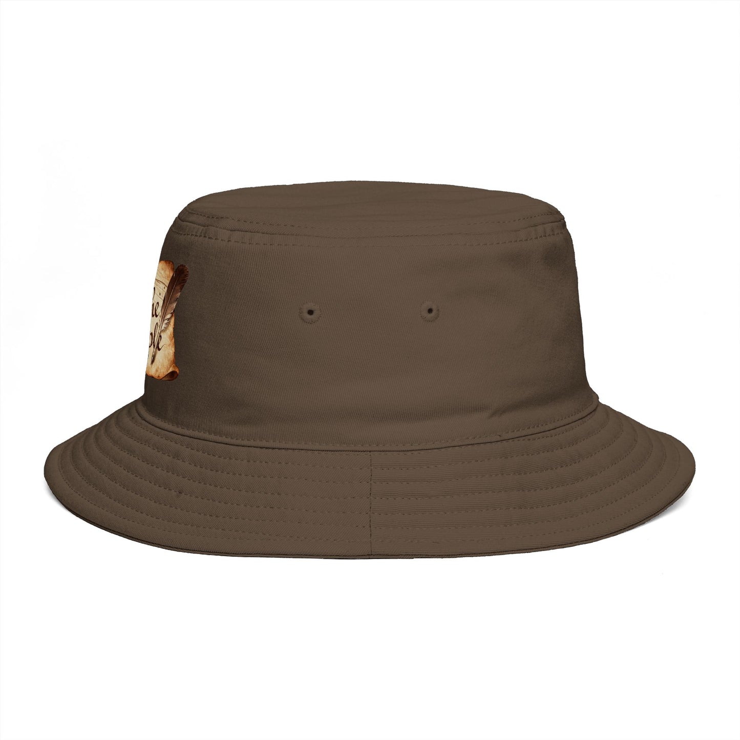 We The People Bucket Hat — Patriotic Vintage Parchment Design