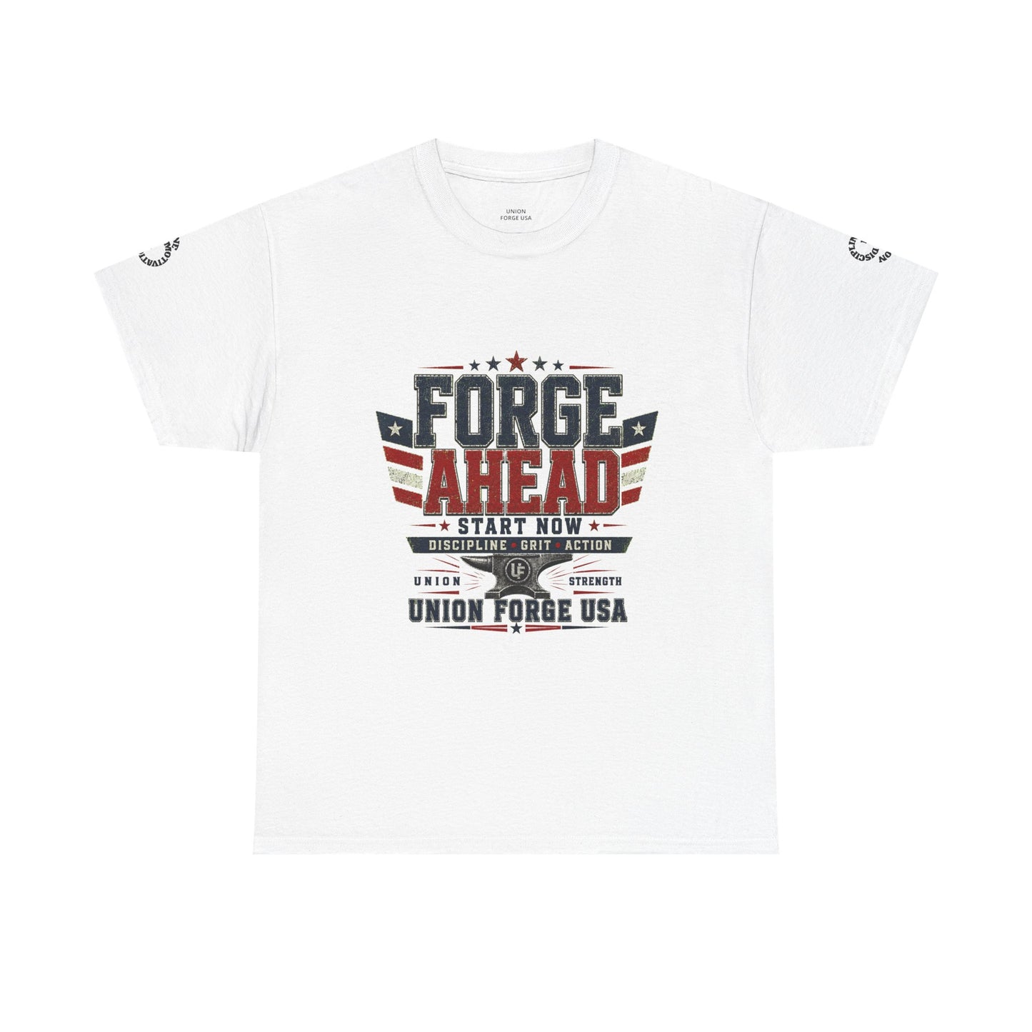Forge Ahead USA Tee — Patriotic 'Forge Ahead' Motivational Graphic T-Shirt